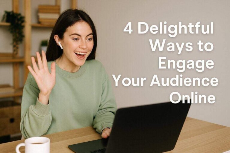 4 Delightful Ways to Engage Your Audience Online