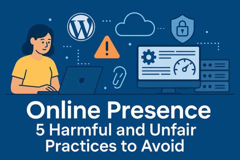 Online Presence 5 Harmful and Unfair Practices to Avoid