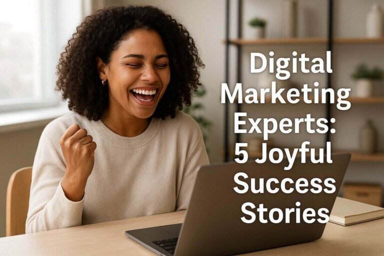 Digital Marketing Experts 5 Joyful Success Stories
